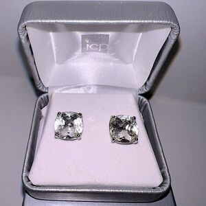 Sterling Silver Square Stud Earrings